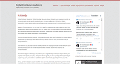 Desktop Screenshot of dijitalpolitikalar.org